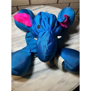 Brentwood Originals Blue Elephant Microbead Plush Pillow Moshi Squishy 15021